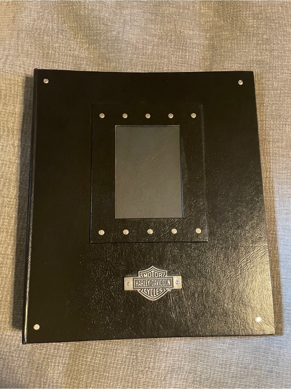 NWOT Hallmark Harley Davidson 3 Ring Photo Album with Pages